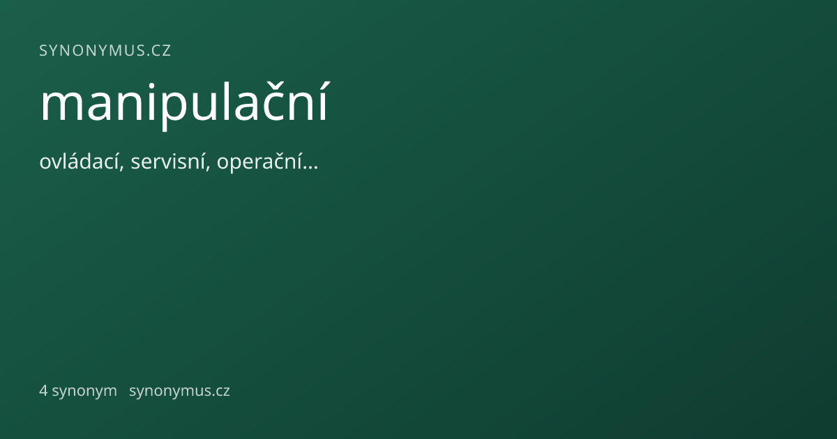 Náhled odkazu: manipulační