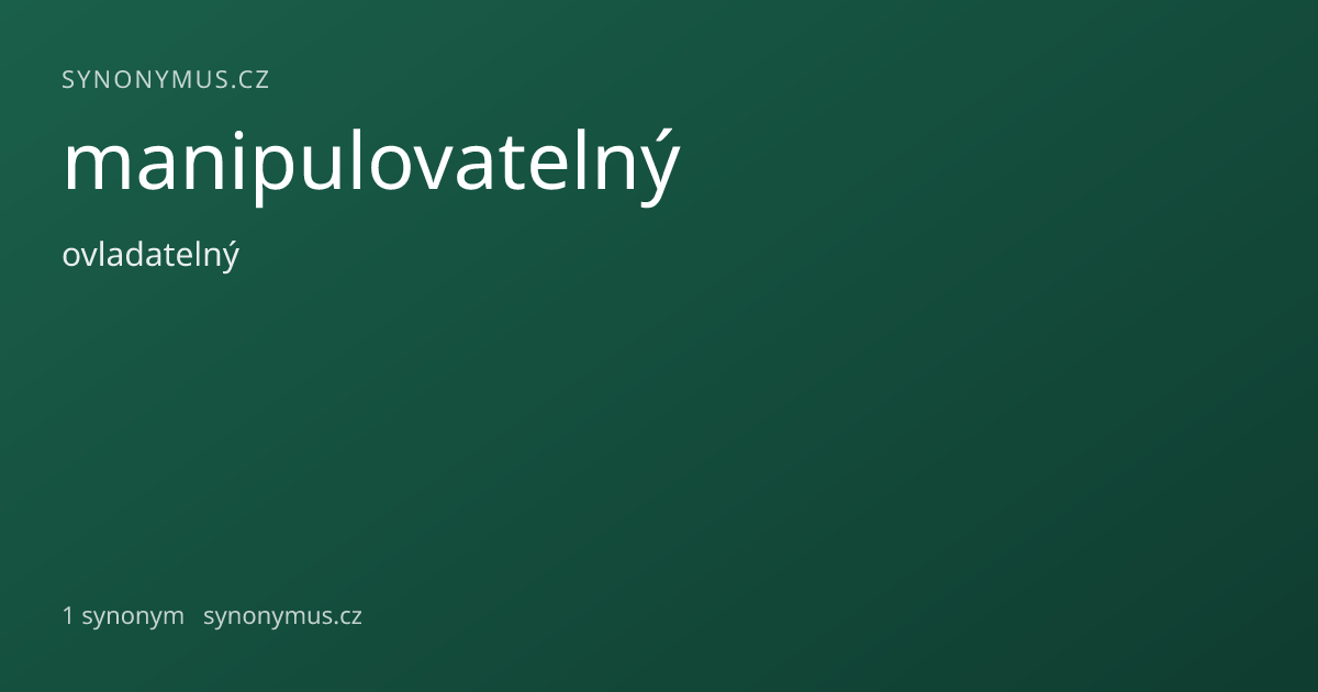 Náhled odkazu: manipulovatelný