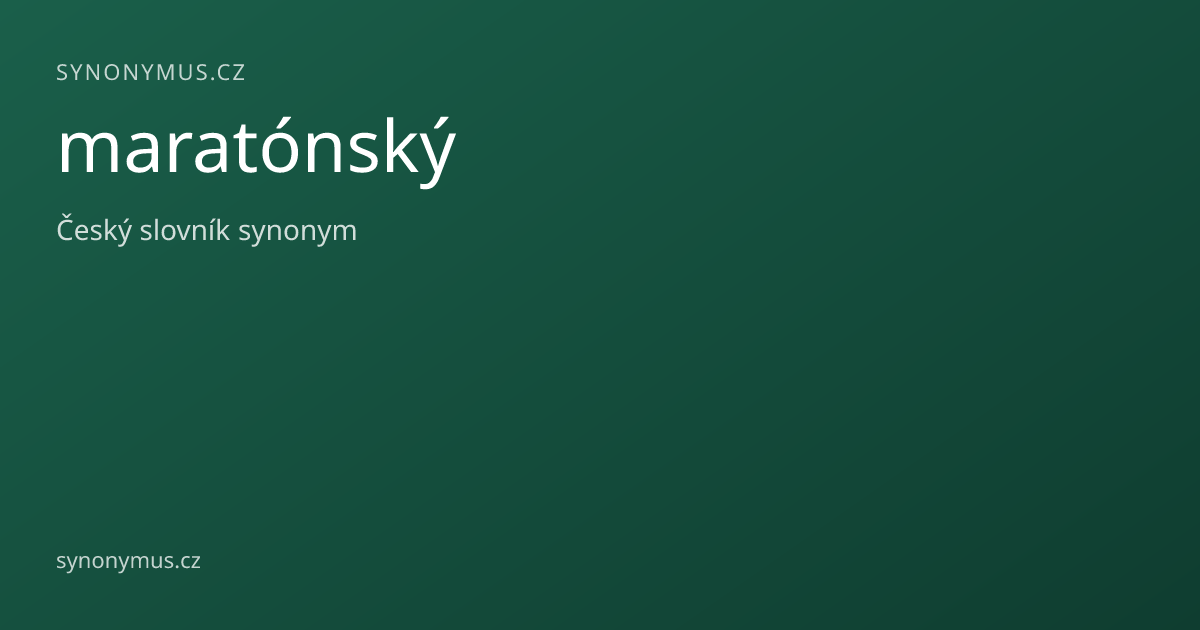 Náhled odkazu: maratónský