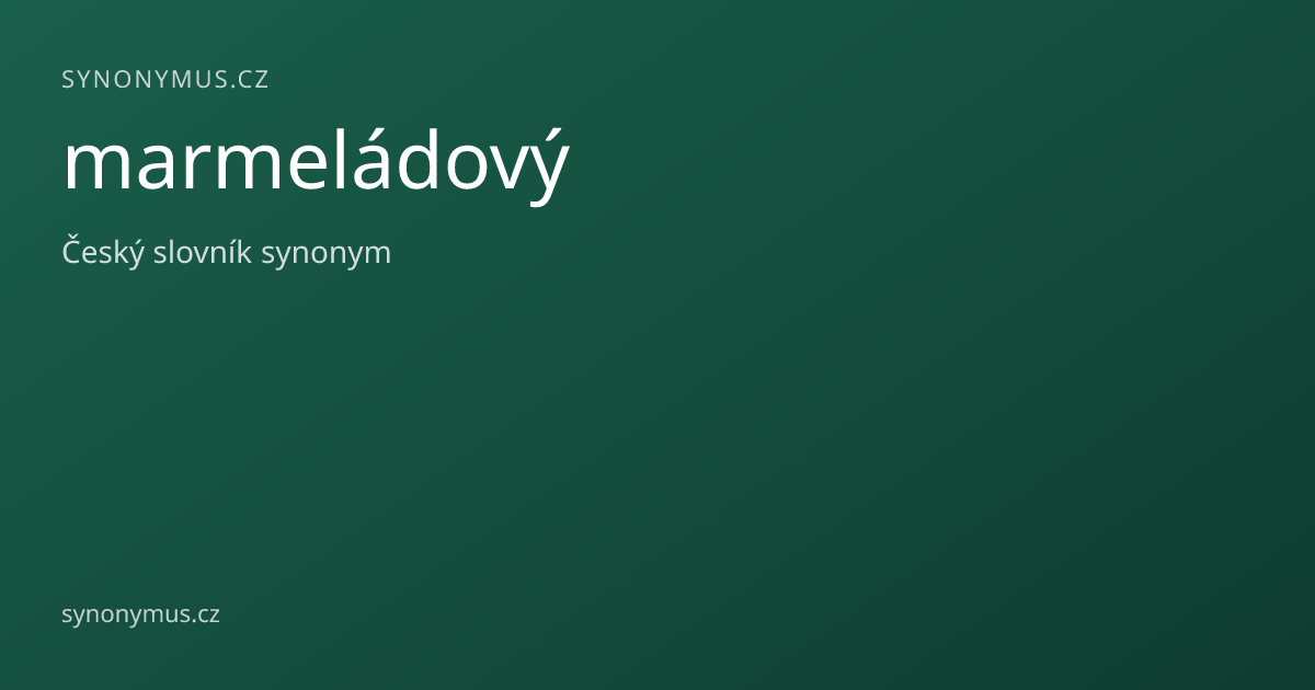 Náhled odkazu: marmeládový