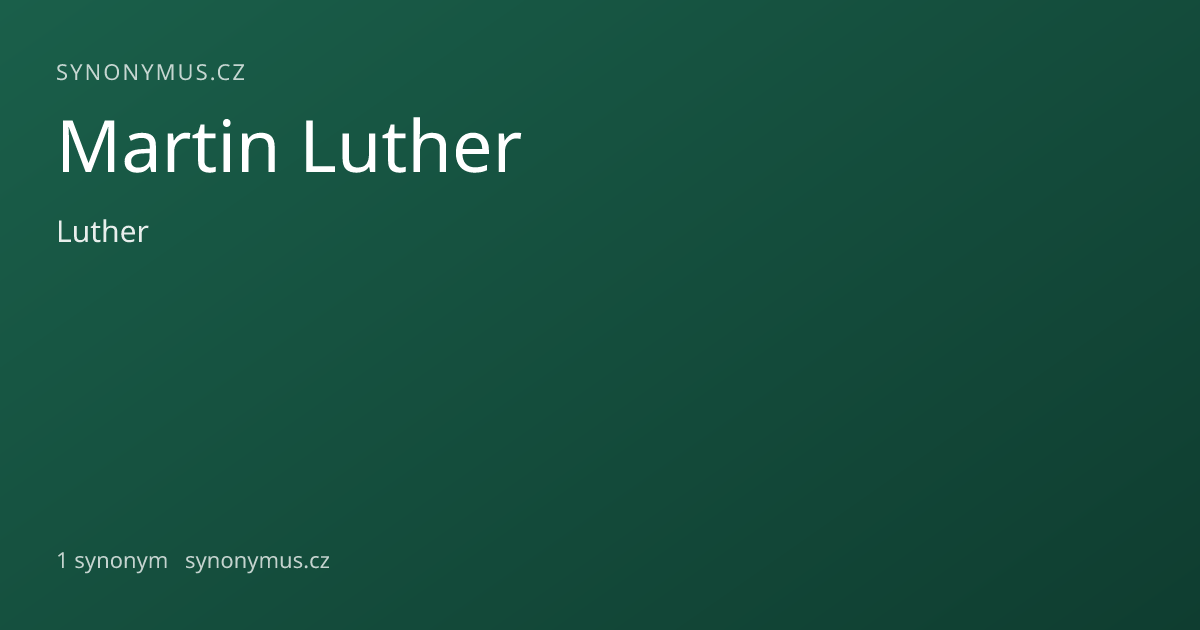 Náhled odkazu: Martin Luther