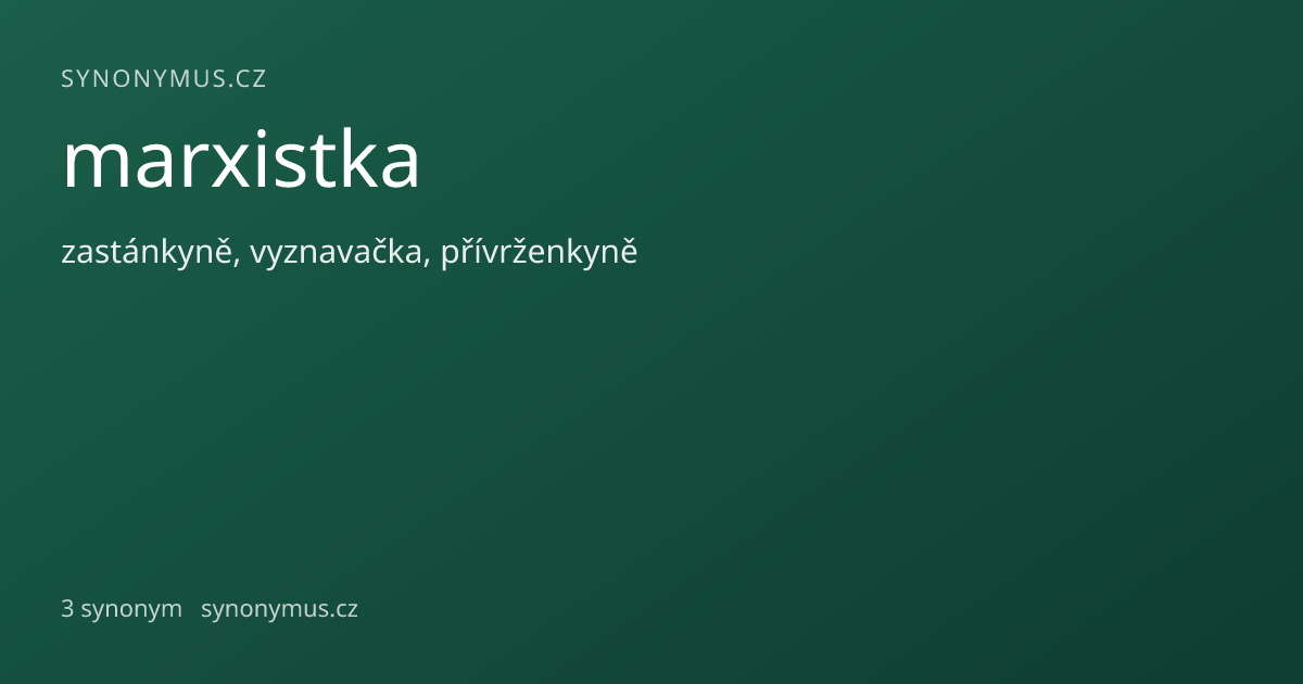 Náhled odkazu: marxistka