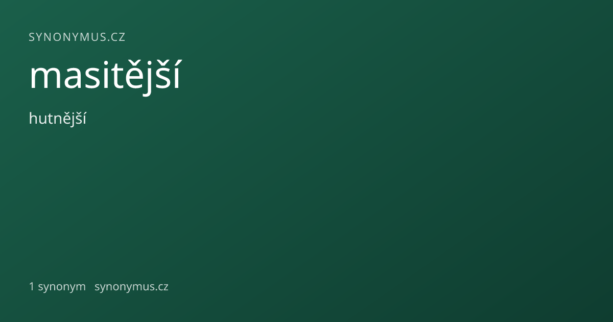 Náhled odkazu: masitější