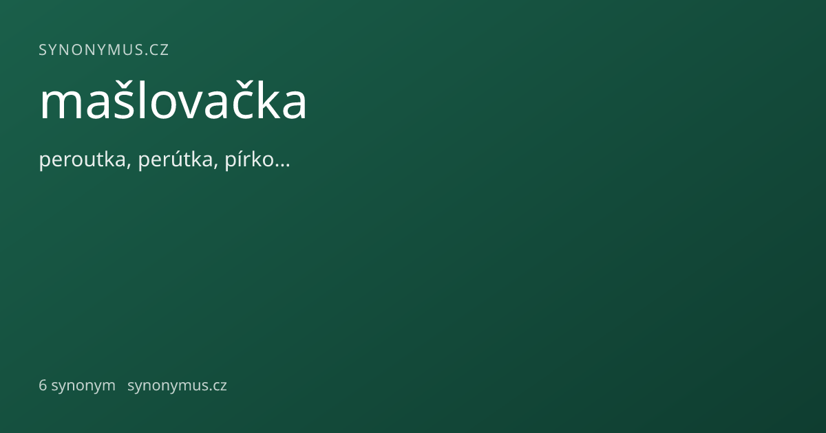 Náhled odkazu: mašlovačka