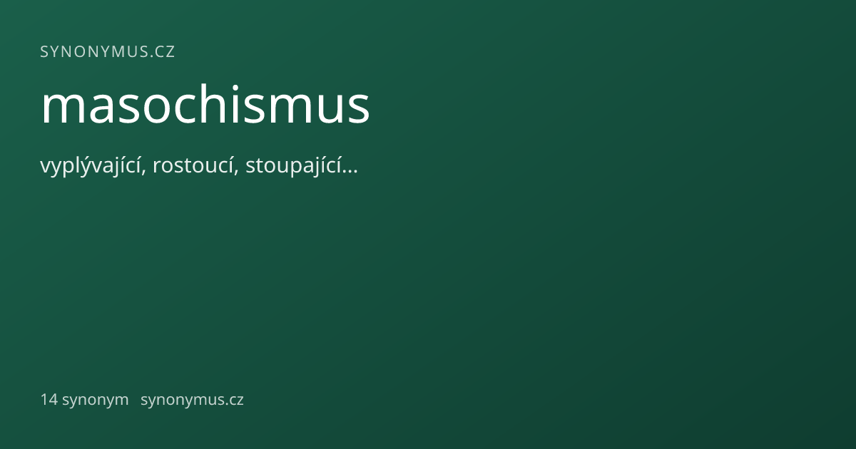 Náhled odkazu: masochismus