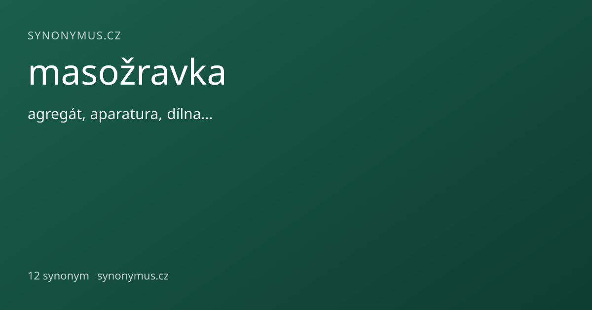 Náhled odkazu: masožravka