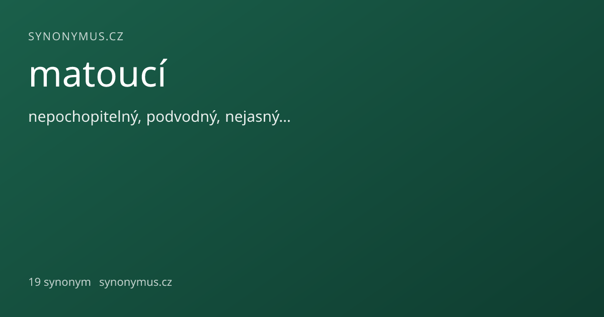 Náhled odkazu: matoucí