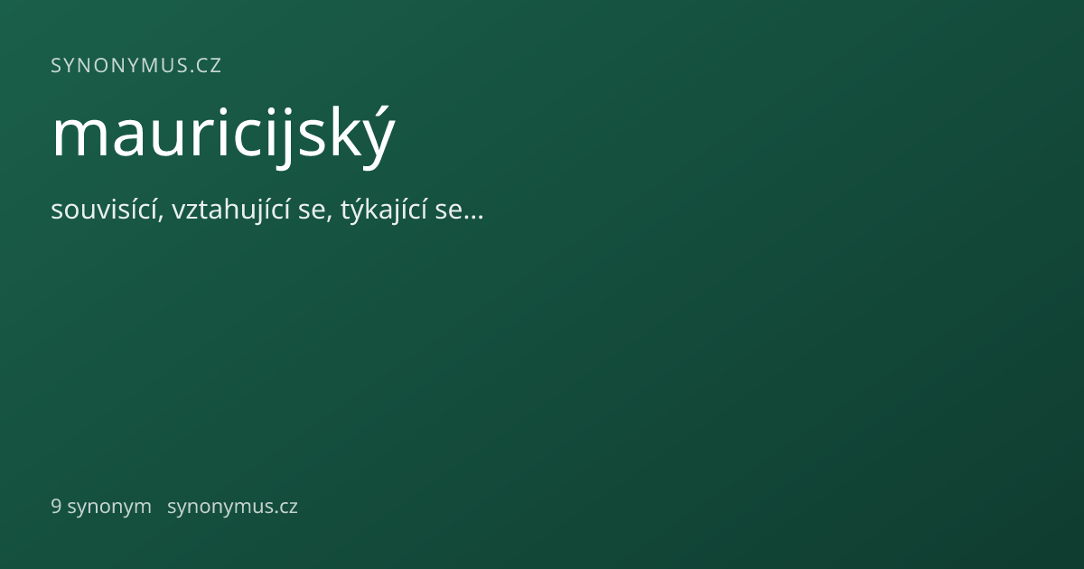 Náhled odkazu: mauricijský