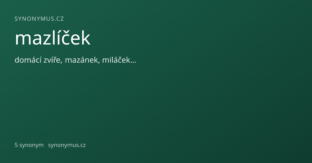 Náhled odkazu: mazlíček