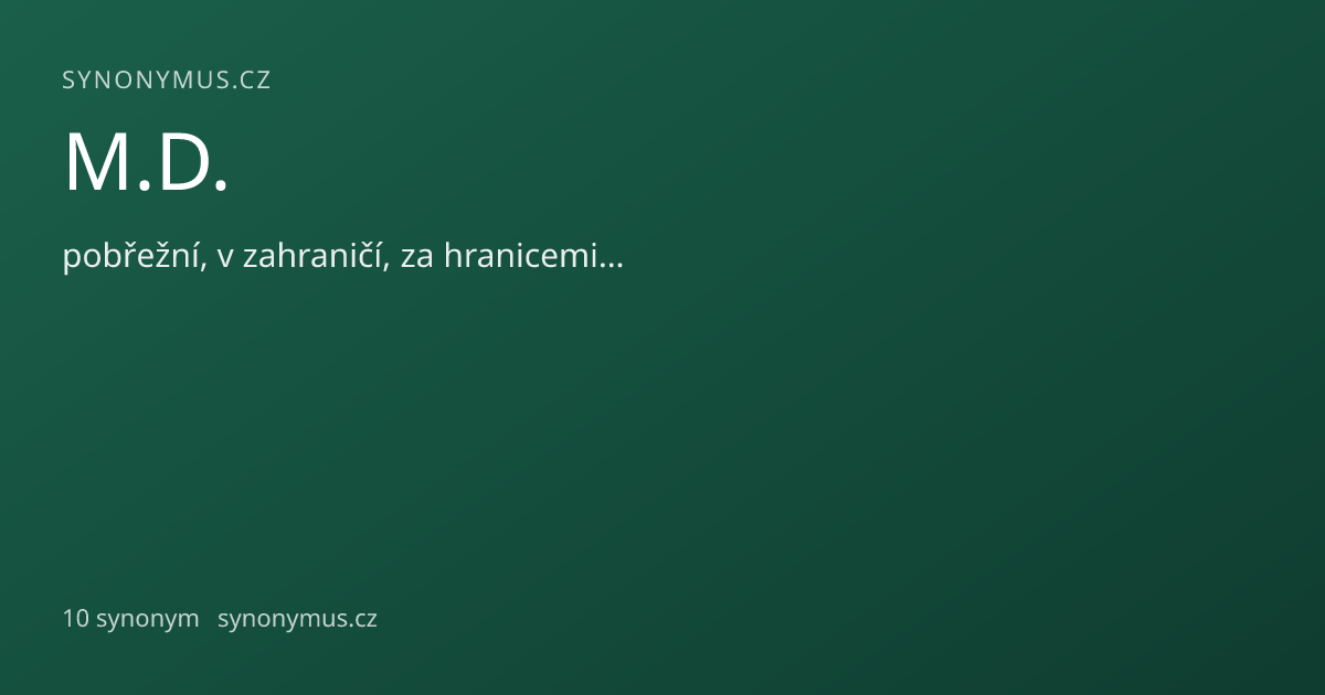Náhled odkazu: M.D.
