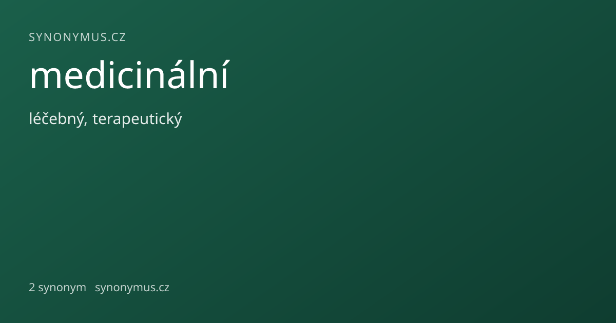 Náhled odkazu: medicinální