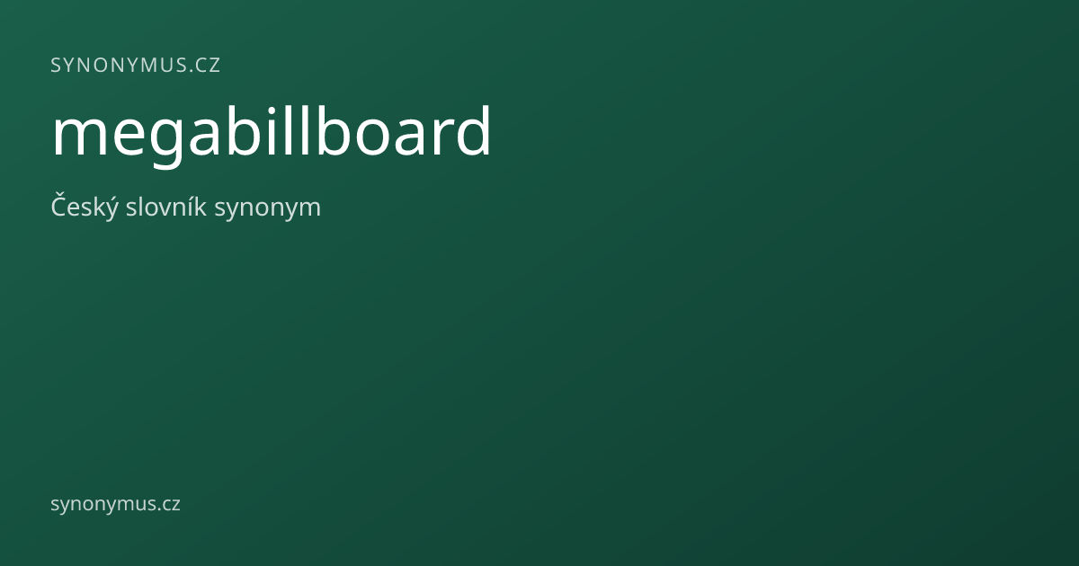 Náhled odkazu: megabillboard