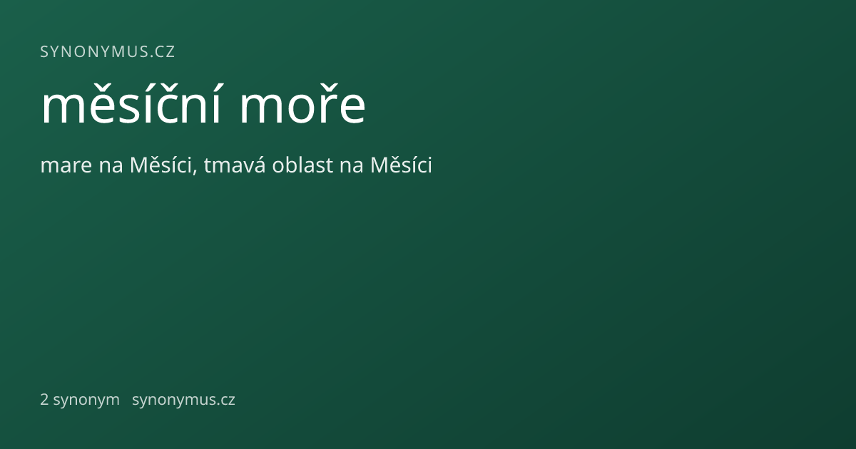 Náhled odkazu: měsíční moře