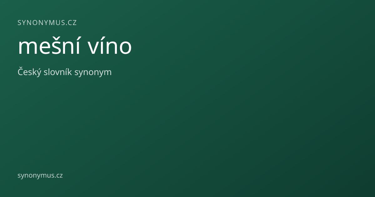 Náhled odkazu: mešní víno