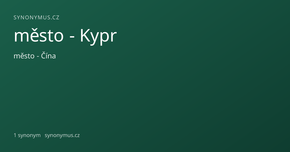 Náhled odkazu: město - Kypr