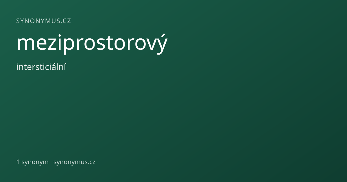 Náhled odkazu: meziprostorový