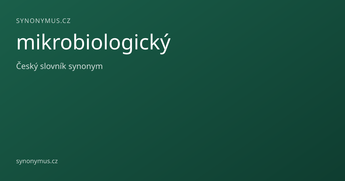 Náhled odkazu: mikrobiologický