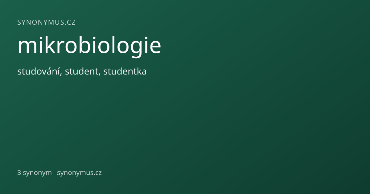 Náhled odkazu: mikrobiologie