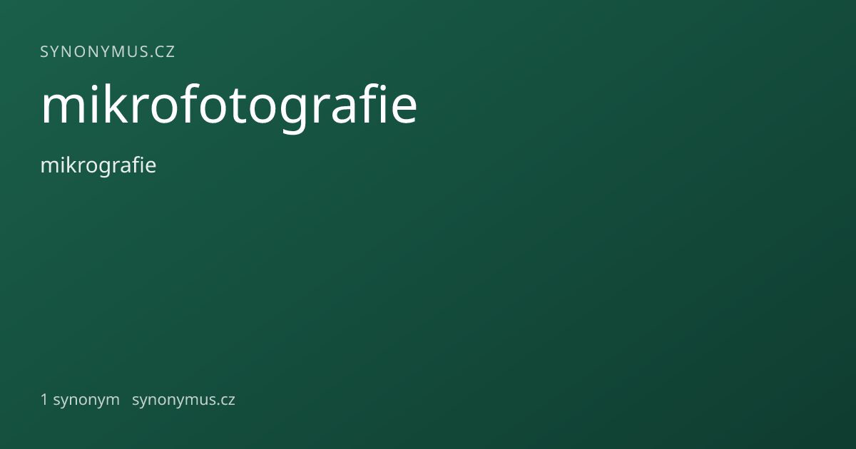 Náhled odkazu: mikrofotografie