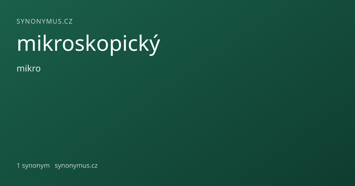 Náhled odkazu: mikroskopický