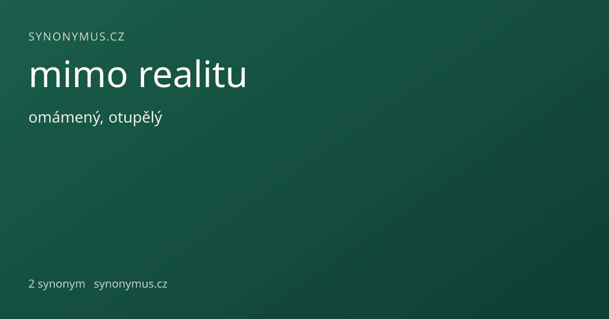 Náhled odkazu: mimo realitu