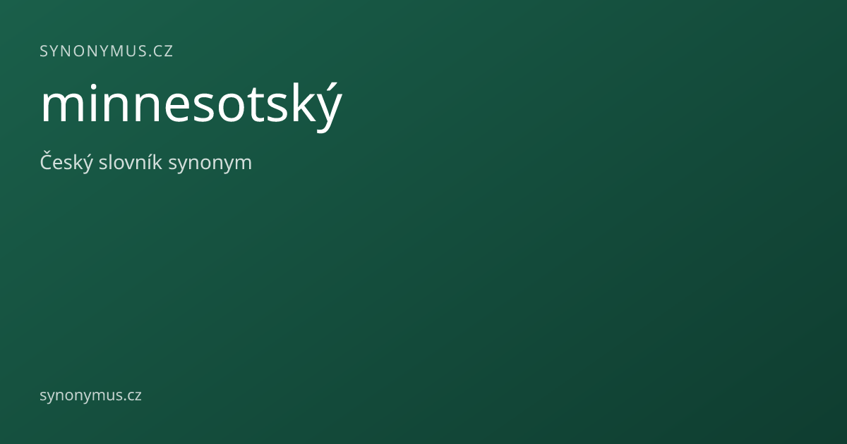Náhled odkazu: minnesotský