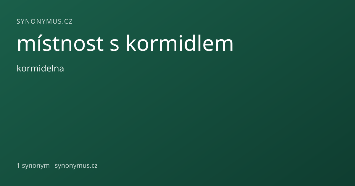 Náhled odkazu: místnost s kormidlem