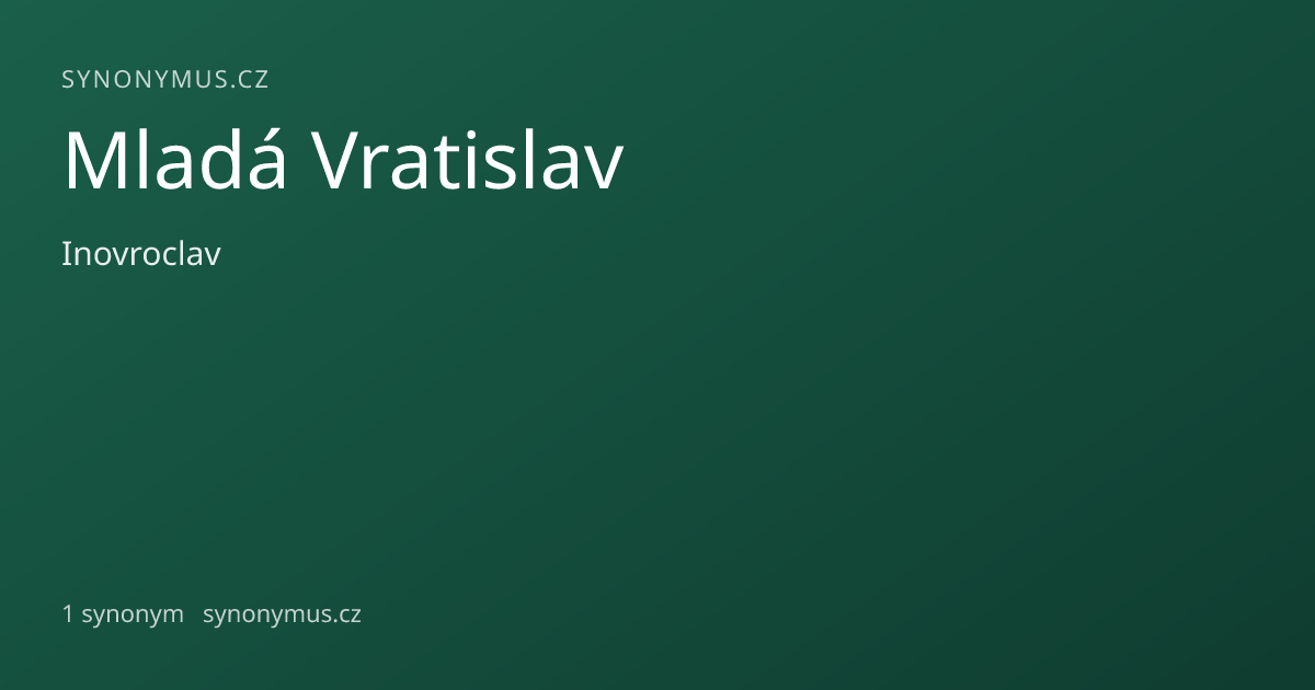 Náhled odkazu: Mladá Vratislav