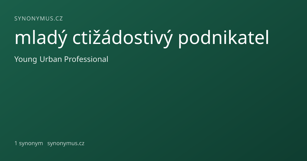 Náhled odkazu: mladý ctižádostivý podnikatel