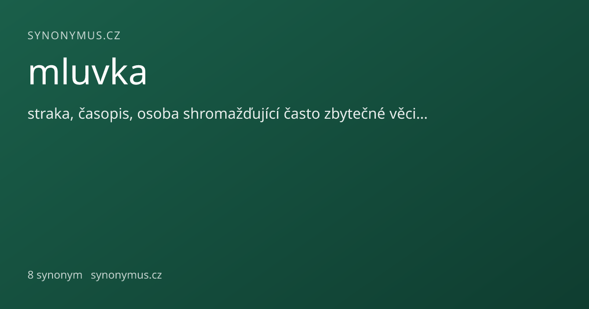 Náhled odkazu: mluvka