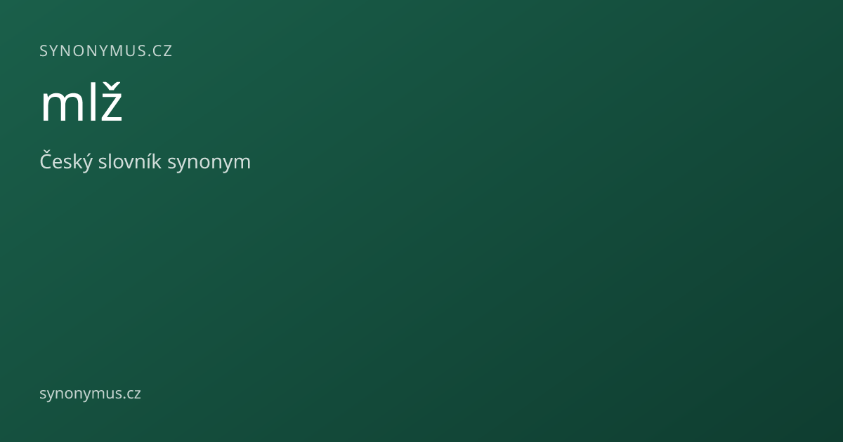 Náhled odkazu: mlž