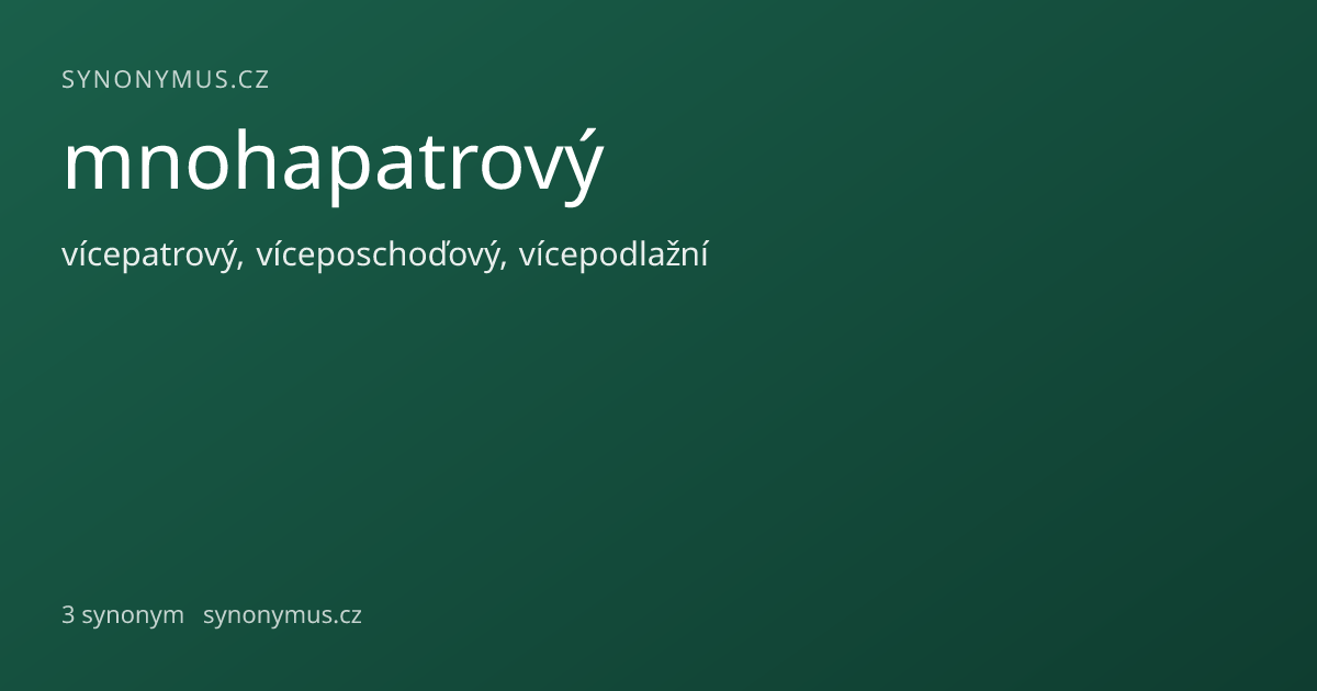 Náhled odkazu: mnohapatrový