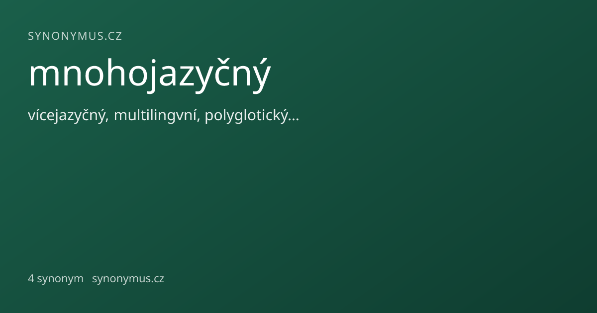 Náhled odkazu: mnohojazyčný