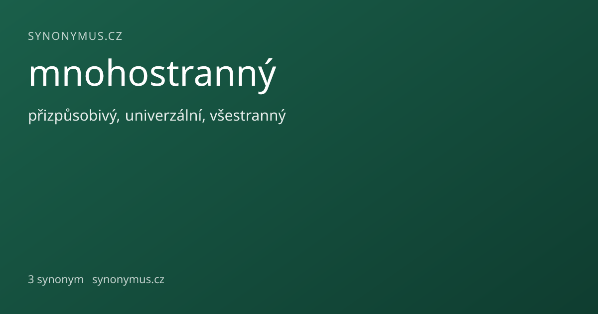 Náhled odkazu: mnohostranný