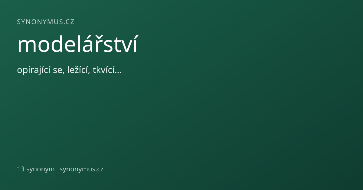 Náhled odkazu: modelářství