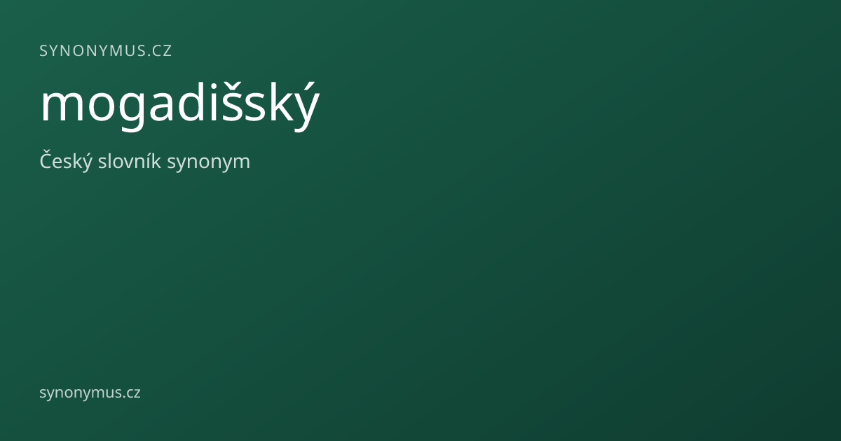 Náhled odkazu: mogadišský