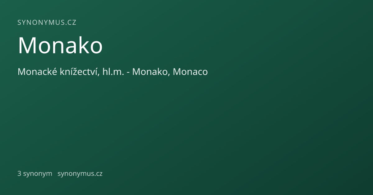 Náhled odkazu: Monako