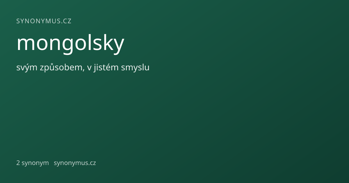 Náhled odkazu: mongolsky