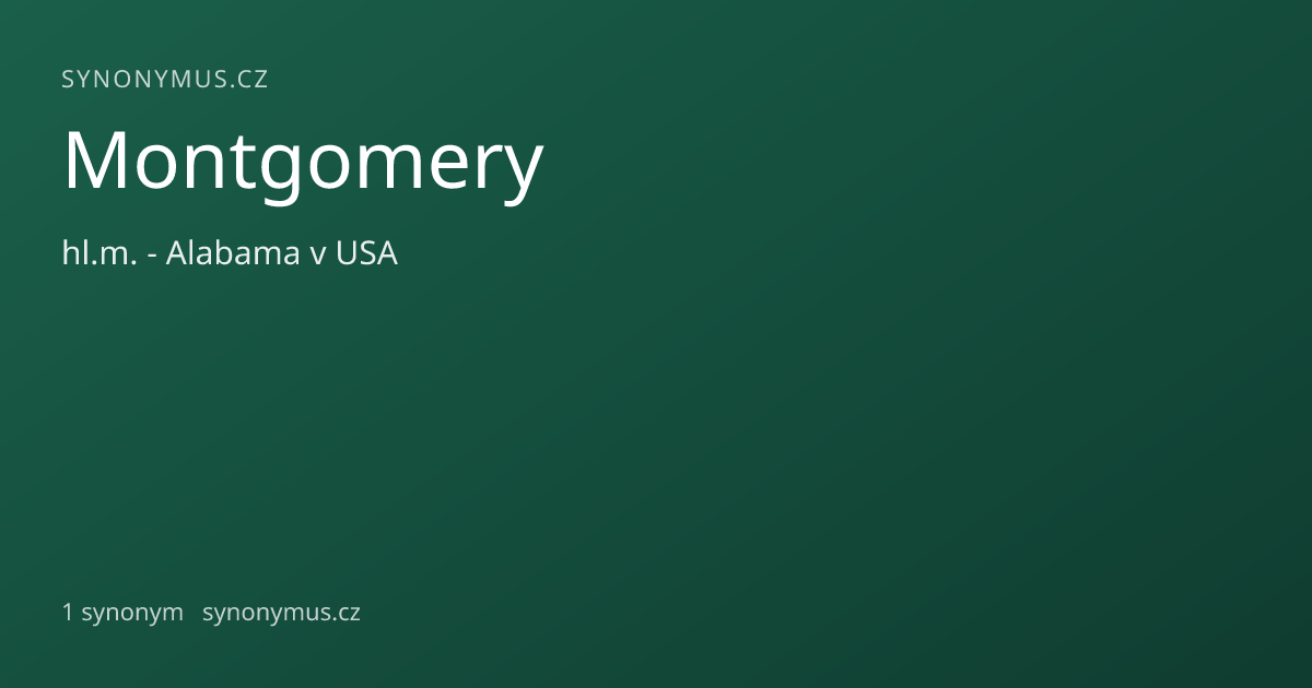 Náhled odkazu: Montgomery