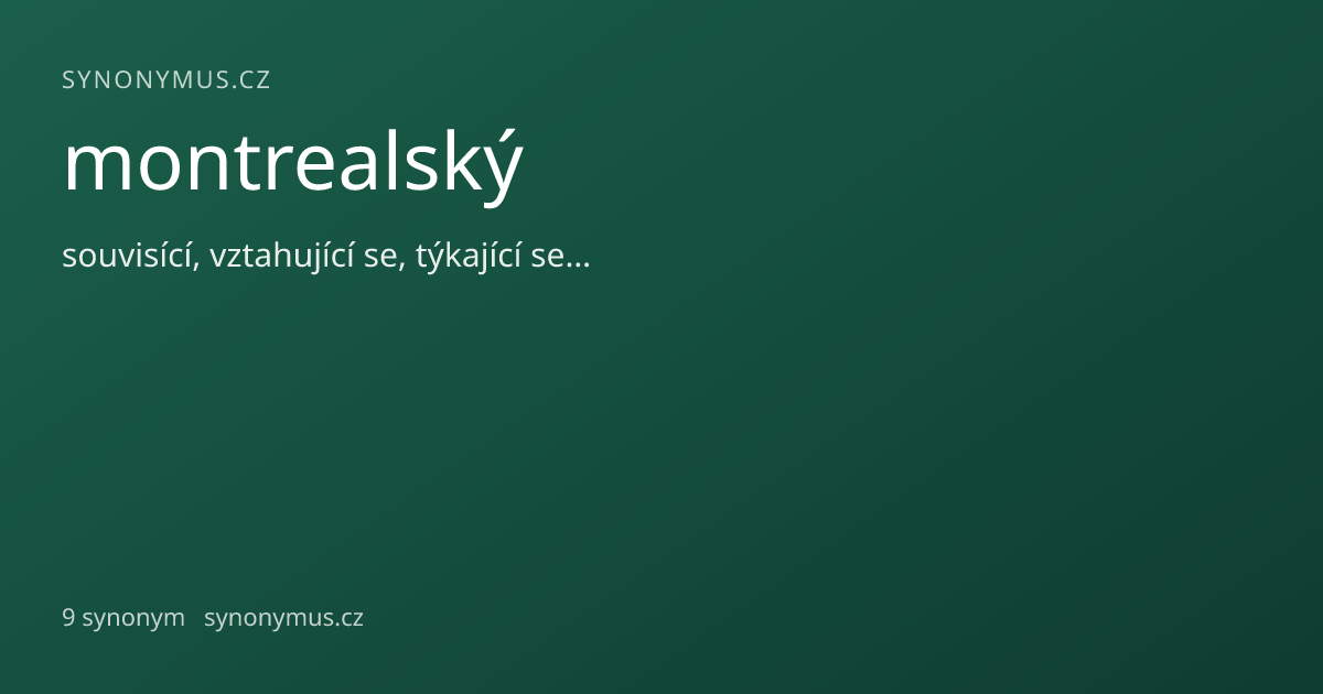 Náhled odkazu: montrealský