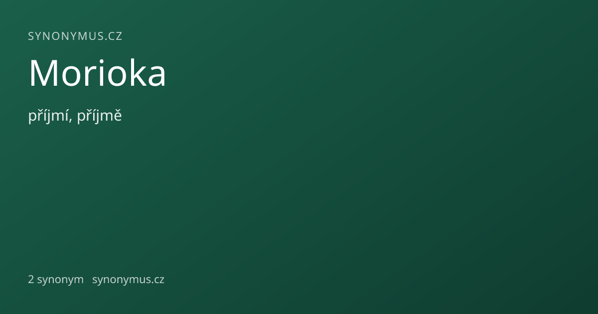 Náhled odkazu: Morioka