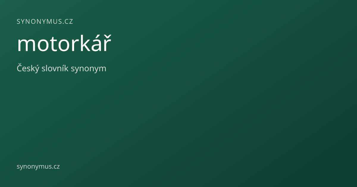 Náhled odkazu: motorkář