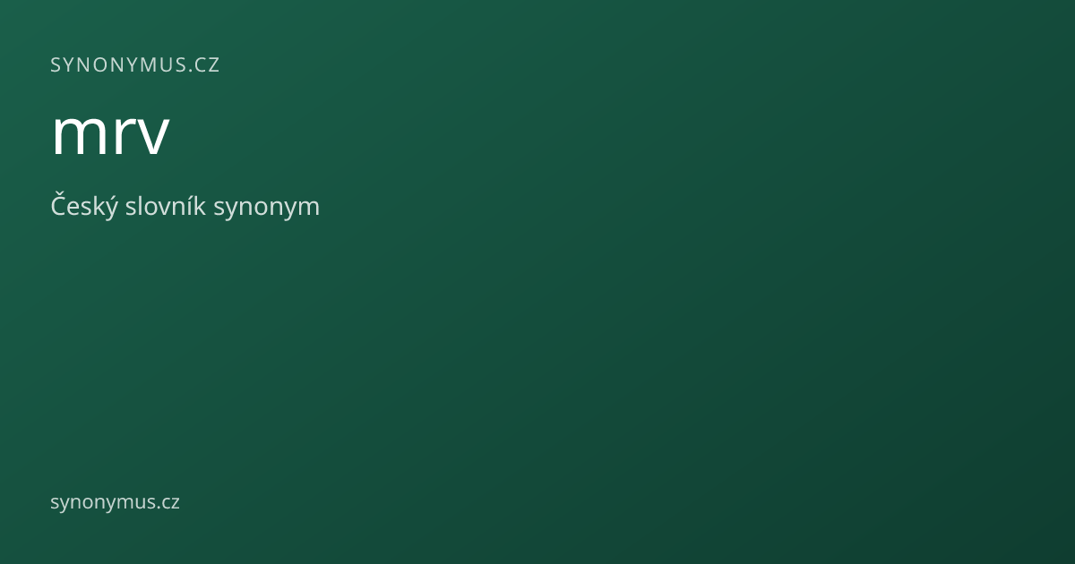 Náhled odkazu: mrv