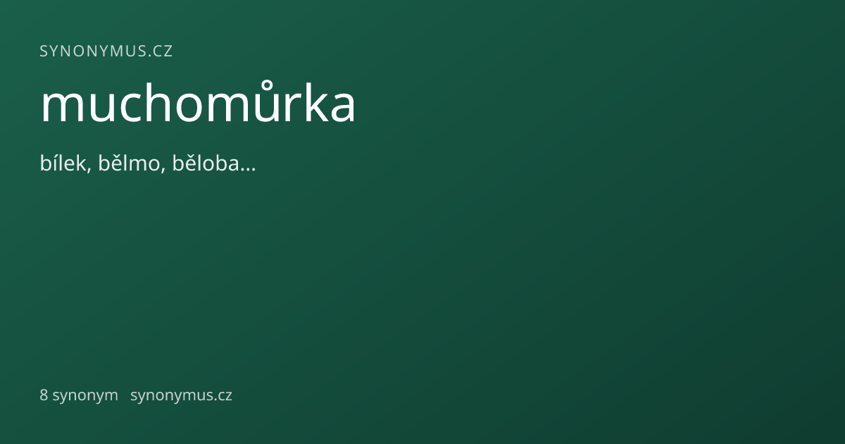 Náhled odkazu: muchomůrka
