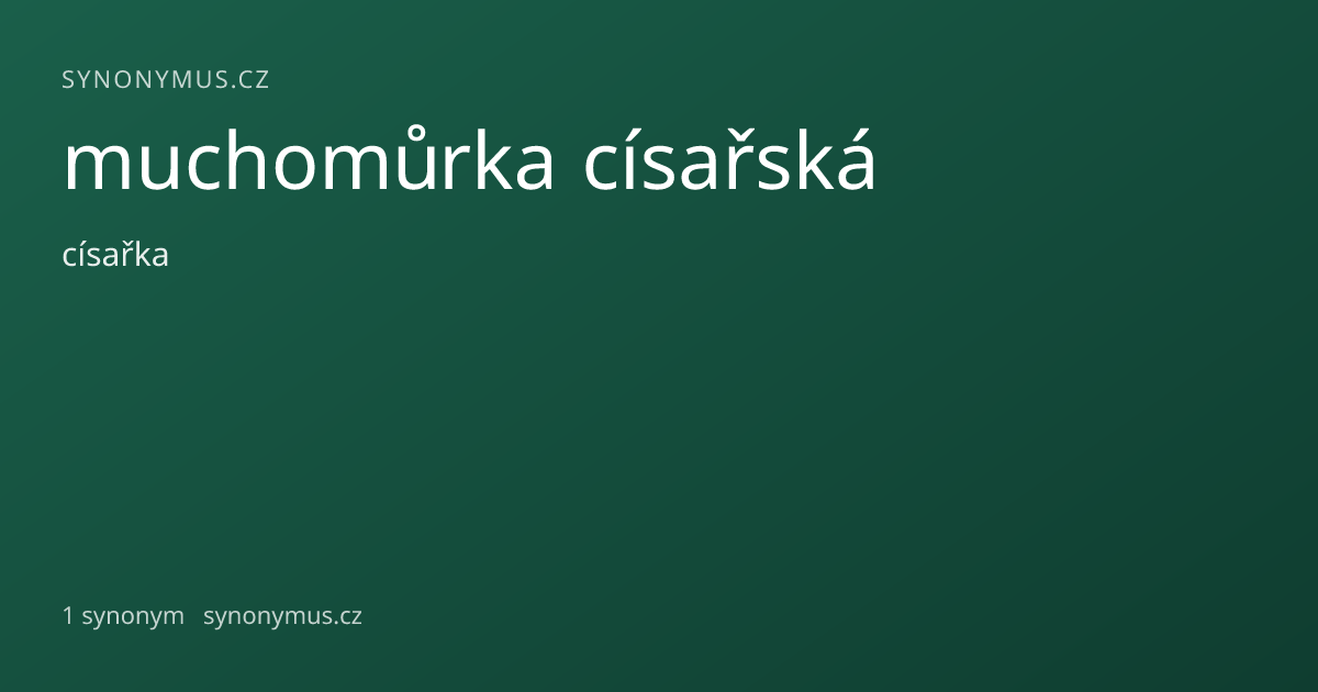 Náhled odkazu: muchomůrka císařská