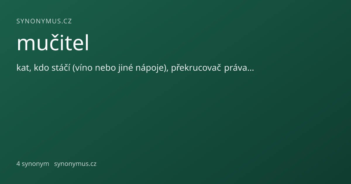 Náhled odkazu: mučitel
