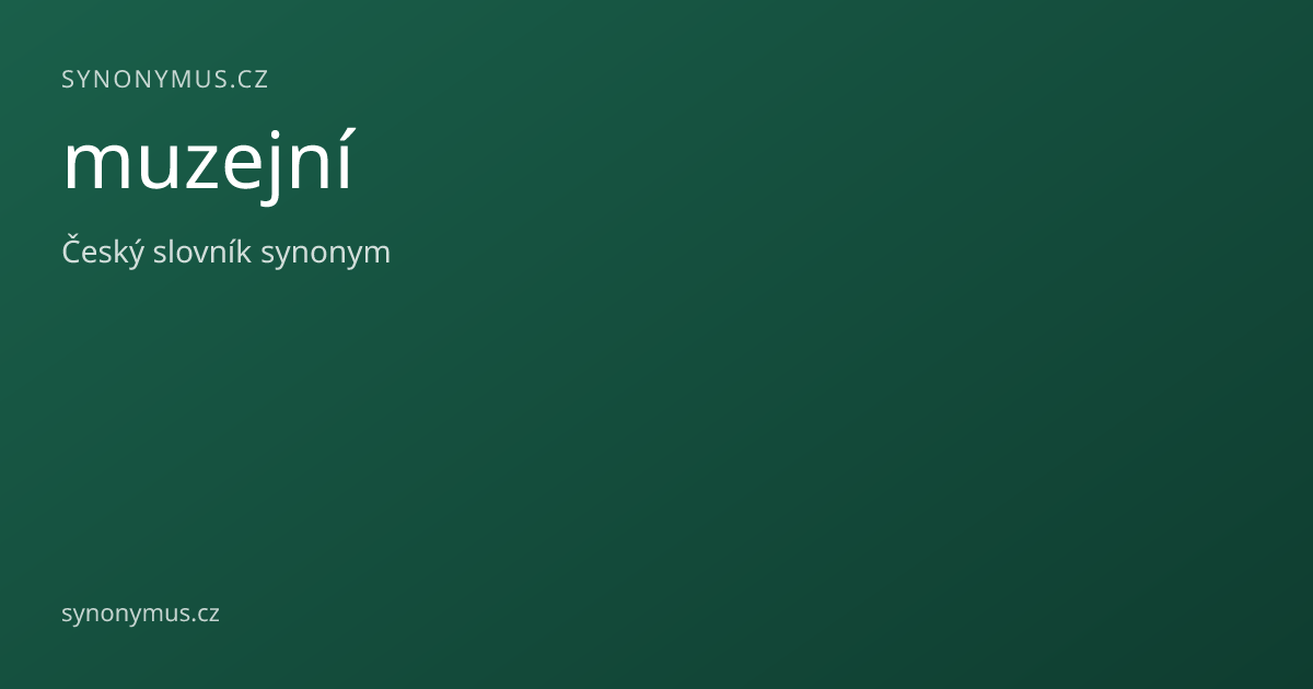 Náhled odkazu: muzejní