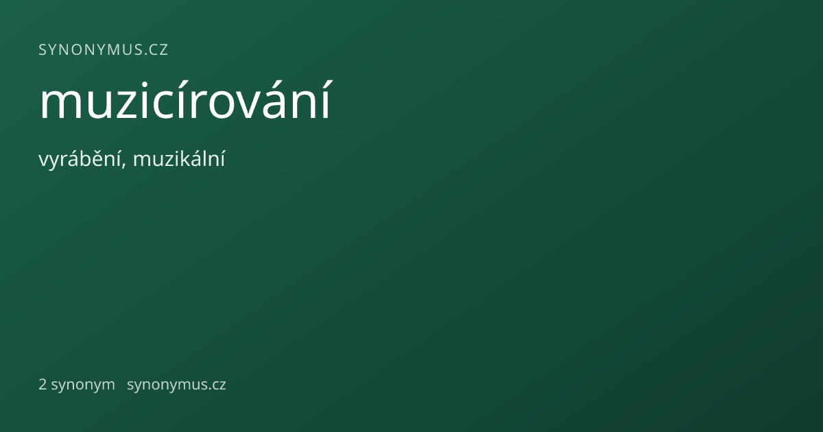 Náhled odkazu: muzicírování