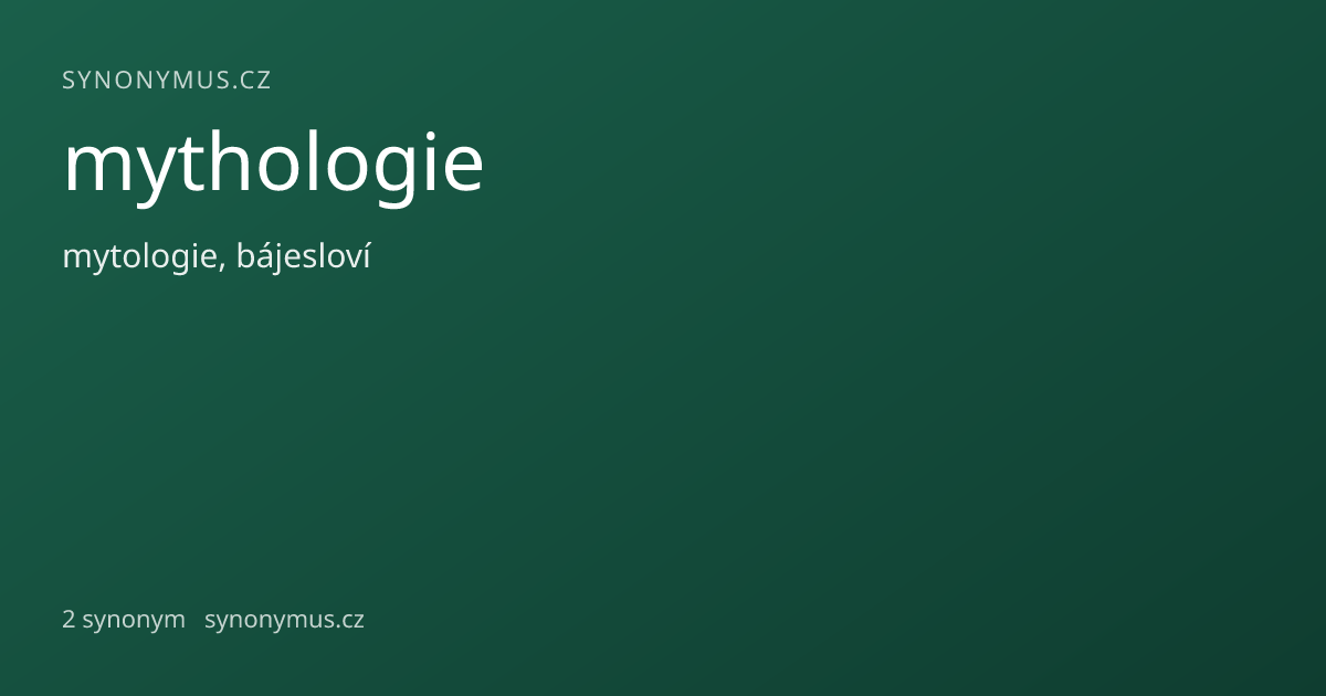 Náhled odkazu: mythologie