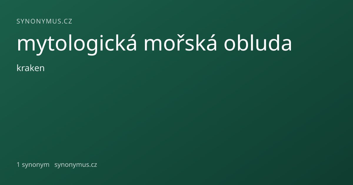 Náhled odkazu: mytologická mořská obluda